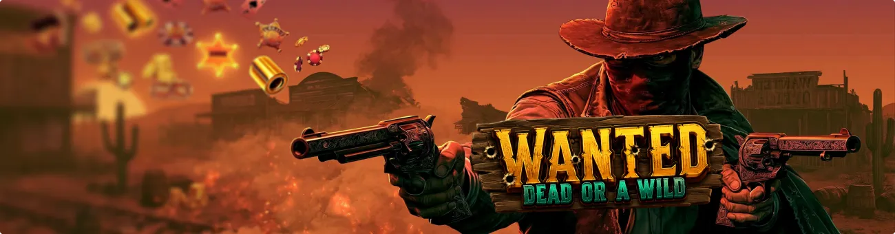 Wanted dead or a wild slot Banner 3